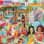 Eeboo - Puzzle 1000 pcs - Berlin Life - (EPZTBRL)