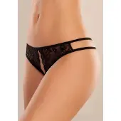 Allure Lingerie Adore Sweet Honey slip met open kruis – Zwart