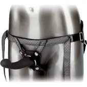 Calexotics - The Royal Vibrating Set - Strap On Harness Grijs