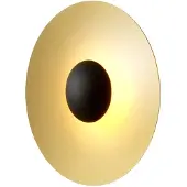 Marset Design wandlamp Ginger 32 C, dimbaar, messing / goud, Woon-/ Eetkamer, Aluminium, Design, Wandlamp design