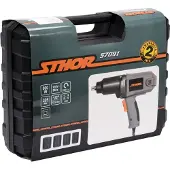 Sthor Boormachine + slagboor, Elektrische slagmoersleutel 800W 325Nm STHOR 57091 (Oplaadbare batterij)