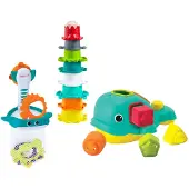 Infantino Jeu d'éveil Coffret de bain orque 17 pièces