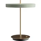 UMAGE Design Tafellamp Asteria Table, dimbaar, groen, Woon-/ Eetkamer, Aluminium, Design, tafellamp