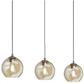 LINDBY Hanglampe , Sofian, dimbare, Brons / Oudmessing, Woonkamer, Glas, Modern