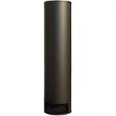 LUCANDE stekkerdoos Corban, deur, 2 stopcontacten, IP44 Corban, zwart, Aluminium, Modern