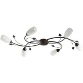 LINDBY - Stefania 6 Plafondlamp White/Black-Gold