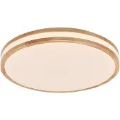 LINDBY Plafondlamp , Emiva, dimbare, Hout, Woonkamer, Hout, Modern