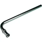 Henco Radaansluitbocht L300mm 16mm x 15CU 2ST