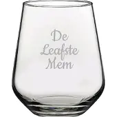 Pasabahce Gegraveerde Drinkglas 42,5cl De Leafste Mem