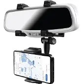 ABC-led Auto telefoonhouder - Voor achteruitkijkspiegel - Universeel