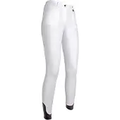 HKM Rijbroek Kate Silicone Fullseat - maat 158 - white