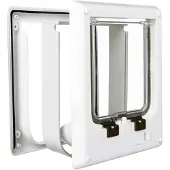 Trixie - 4-weg Huisdierluik - Elektromagnetisch - Selectieve toegang - 21X24 cm