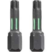 Einhell torsie bitset - T10 Torx 10 - Lengte 25 mm - Hoge torsieweerstand - 122210 - 2 stuks