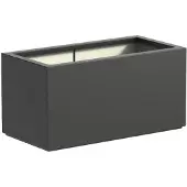 HetTuinstel.nl Polyester plantenbak 100x50x50cm - Met bodem