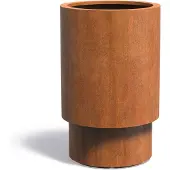 HetTuinstel.nl Cortenstaal bloempot 'Extend' Ø70x110cm - Met bodem