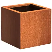HetTuinstel.nl Cortenstaal plantenbak 50x50x50cm - Met bodem