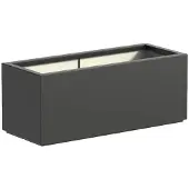 HetTuinstel.nl Polyester plantenbak 100x40x40cm - Met bodem
