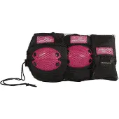 Street Rider Beschermset M - Roze, 6dlg.