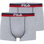FILA Boxershort Urban 2-Pack Met Logo Tailleband Katoen