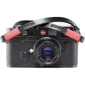 Bronkey Tokyo #101 - Black & Red leather strap - 95 cm