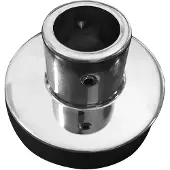 Wiesbaden Caral muurplaat voor thermostatische regendoucheset opbouw chroom