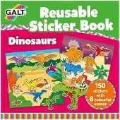 Galt livre d'autocollants réutilisable dinosaures 158-pièces 21 cm