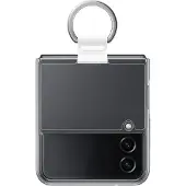 Samsung Galaxy Z Flip 4 Siliconen Back Cover Ring Transparant
