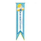Folat Gevelbanner Oktoberfest Bier (blauw, geel en wit)