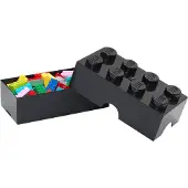 LEGO Lunchbox LEGO 8 Zwart
