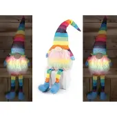 Premier Verlichte Staande Regenboogkabouter - 50cm