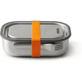 Black+blum RVS Lunchbox - 1 Ltr - Oranje