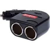 HP Autozubehör Doppelstecker Adapter Sigarettenaansteker dubbele stekker Stroombelasting (max.): 10 A 12 V