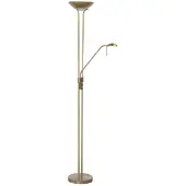 Highlight Vloerlamp New Luna H 180 cm 24 + 5 Watt brons