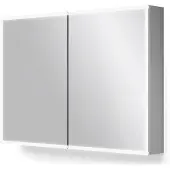 Maxaro Spiegelkast met Verlichting Lento 100x70cm - Stopcontact & USB - Badkamer Spiegelkast | Spiegelkast Badkamer | Spiegelkast met Verlichting