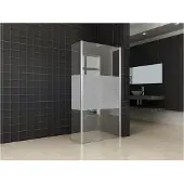 Wiesbaden zijwand + hoekprofiel 300x2000 10mm NANO gedeeltelijk matglas