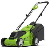 Greenworks 2516107, grasmaaier met wielen, 520 m², 33 cm, 2,5 cm, 7,5 cm, 260 m²