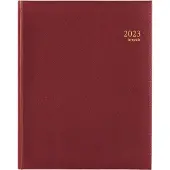 Brepols Concorde Lima weekagenda met uurindeling 2027 bordeaux (1 week per 2 pagina's) 6-talig