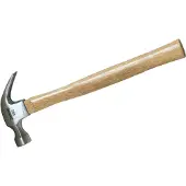 Silverline Klauwhamer met hardhouten schacht 227 g