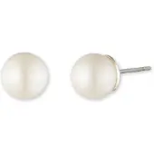 Ralph Lauren Oorbellen zilver / parelwit