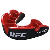 Opro x UFC Gebitsbeschermer Silver Zwart/Rood