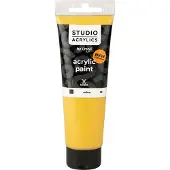 Creativ Company Acrylverf – Okergele Verf – Acrylaatverf – Acrylic paint – Hobbyverf – Sneldrogend – Dekkend – Creall Studio – 120 ml