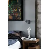 Northern Wandlampe , Buddy wall, dimbare, Beige, Woonkamer, Metaal, Scandinavisch