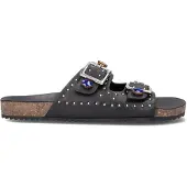 Wysh Meisjes Slippers Josephine - Zwart - Maat 37