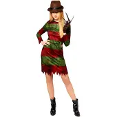 Amscan Halloween Kostuum Freddy Krueger Dames Officieel - Maat M