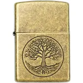 Zippo 201FB Tree of Life 60005187 brons, aansteker