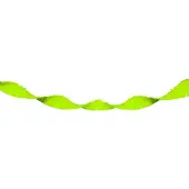 Folat Neon groene Crepe Papier Slinger - 18 meter