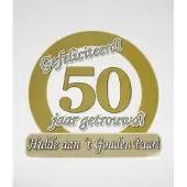 Paper Dreams Huldebord / deurbord - 50 jaar getrouwd
