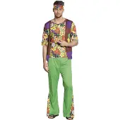 Boland Hippie kostuum man woodstock