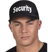 Boland Baseball cap Security (zwart en wit)