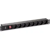 Equip 333285 19 Inch Rack-stekkerdoos 8 Stopcontacten